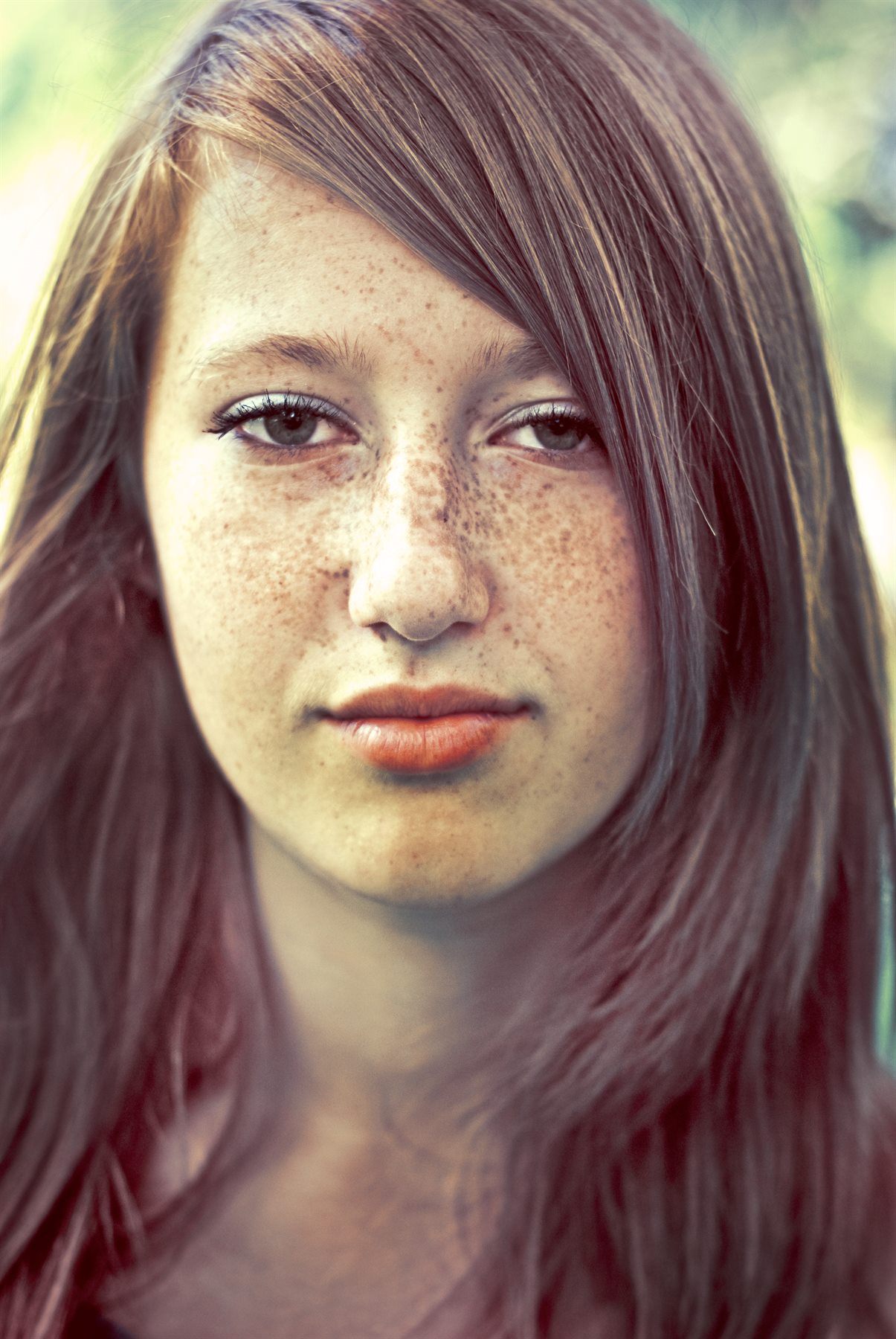 Freckled portrait by Peter Szafel